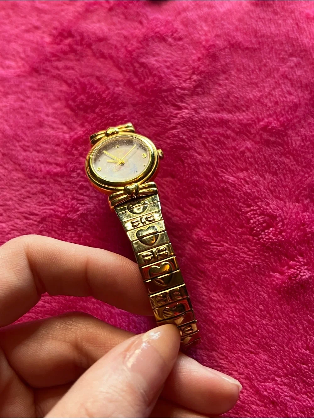 Precious Moments Gold-tone Women's Vintage Watch 2001